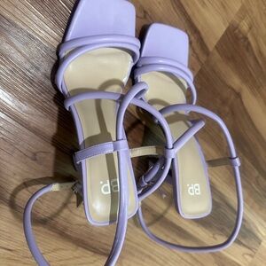 BP Lavender Strappy Sandals